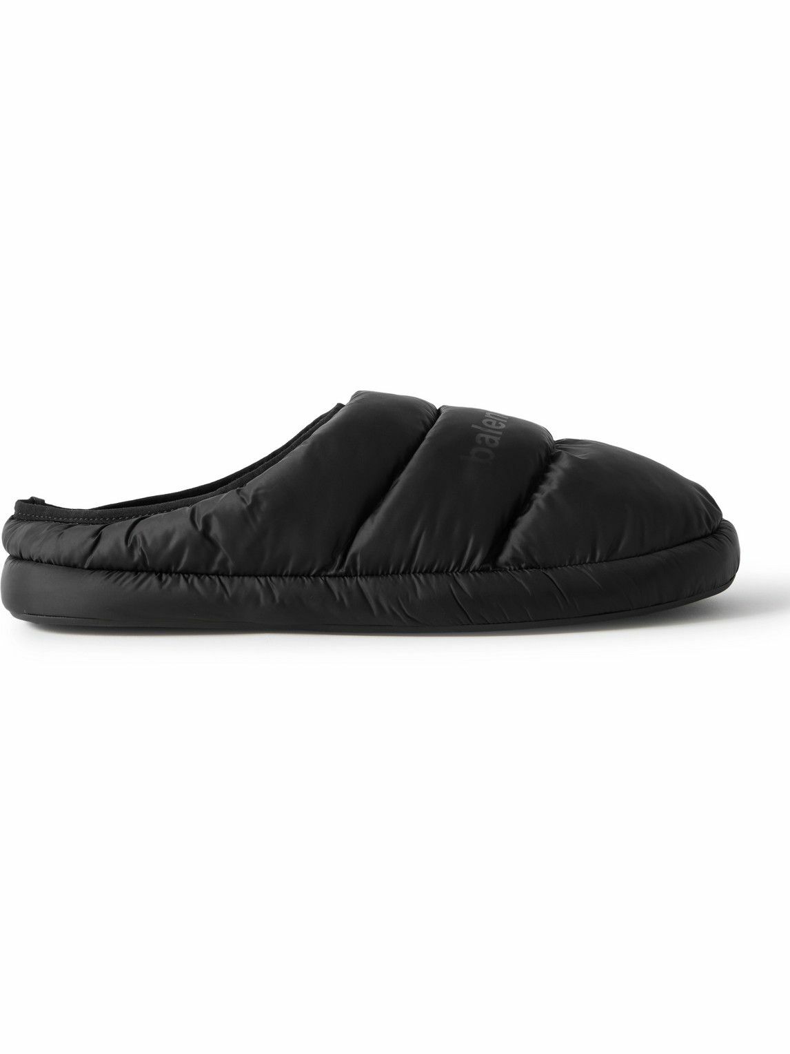 Balenciaga - Alaska Logo-Print Quilted Nylon Slippers