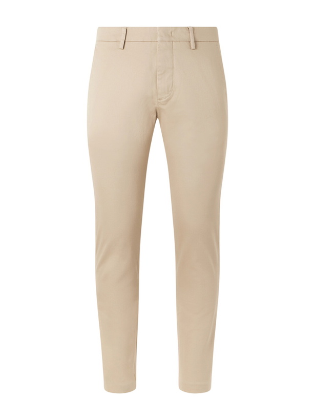 Photo: NN07 - Theo 1420 Tapered Organic Cotton-Blend Twill Chinos - Neutrals