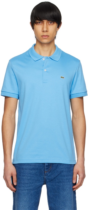 Photo: Lacoste Blue Regular-Fit Polo