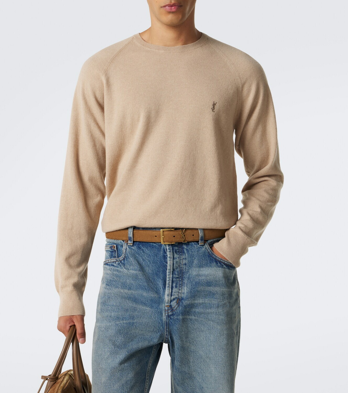 Saint Laurent Cassandre cashmere sweater