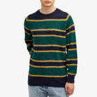Howlin by Morrison Men's Howlin' Absolute Belter Stripe Jumper in Navy