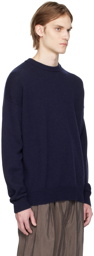 Jil Sander Navy Crewneck Sweater