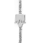 1017 ALYX 9SM - Logo-Embossed Silver-Tone Chain Necklace - Silver