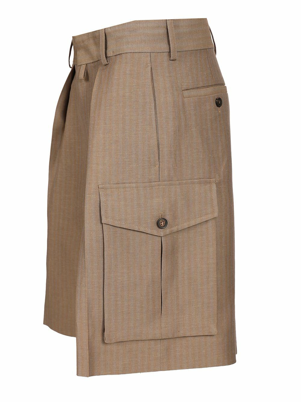 Dries Van Noten ウール カーゴショーツ Dries Van Noten Linen And Wool Cargo Shorts Dries Van Noten