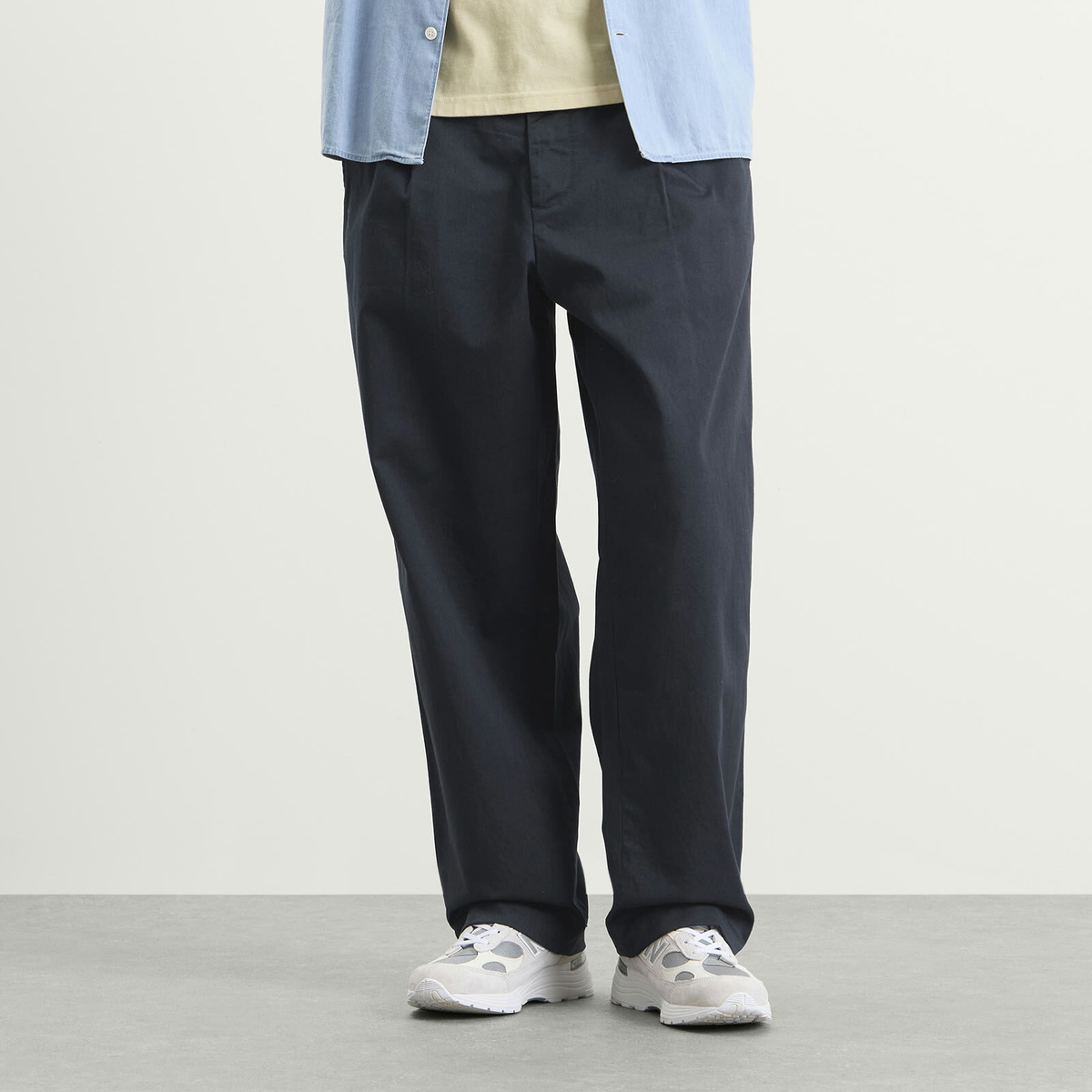 Universal Works Men's Twill Duke Pant in Navy