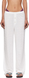 Fruity Booty White Petal Lounge Pants