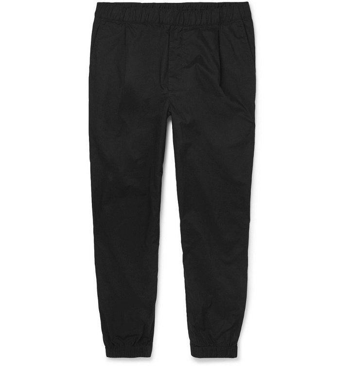 Photo: McQ Alexander McQueen - Tapered Cotton Drawstring Trousers - Black