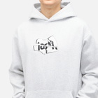 Lo-Fi Men's Broken Logo Hoodie in Ash
