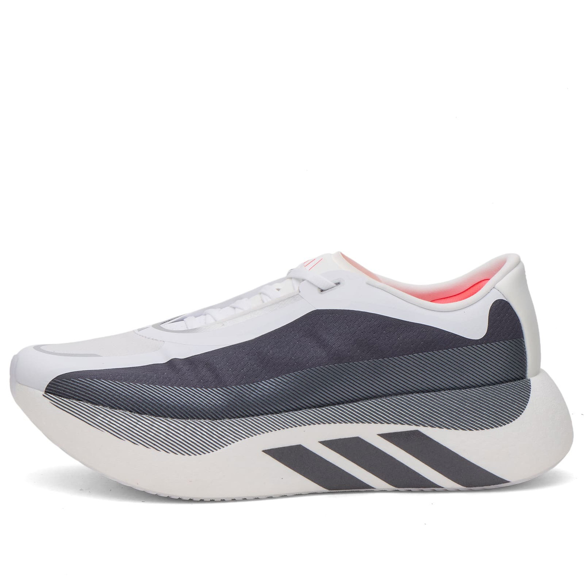 Adidas Men's Hyperboost Edge Sneaker in Ftwr White/Aurora Onix/Solar Turbo
