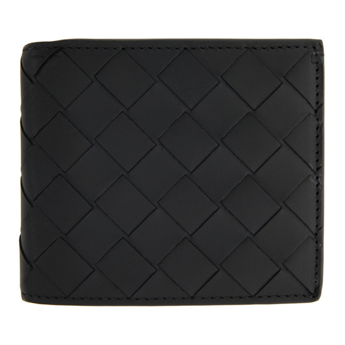 Photo: Bottega Veneta Black Intrecciato Bifold Wallet