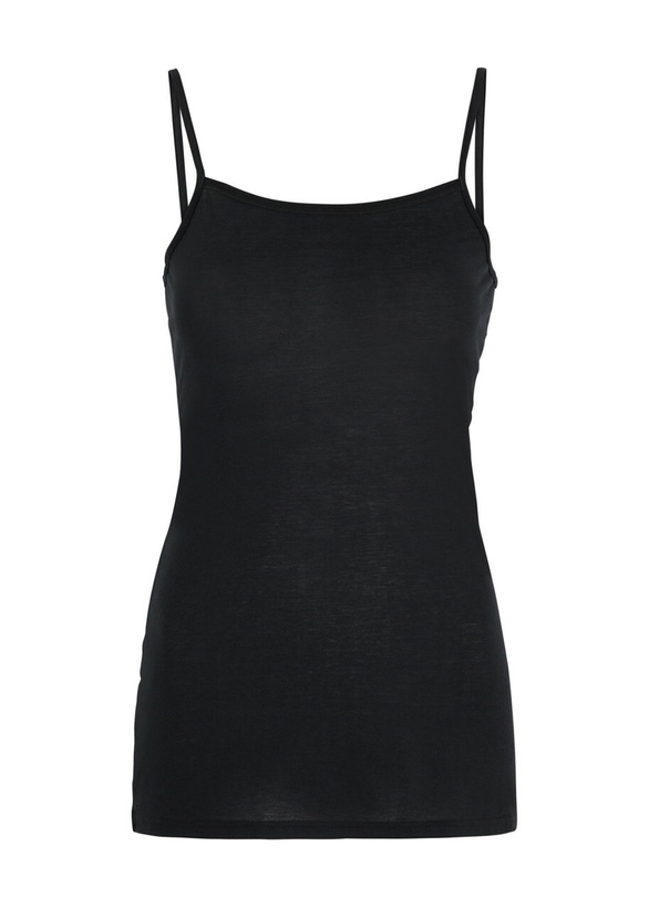 Photo: Hanro Ultralight Cotton Camisole top Black