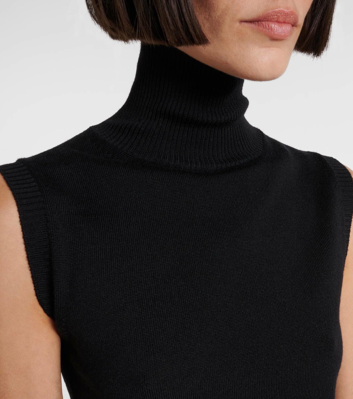 Sportmax Vertigo knitted virgin wool top