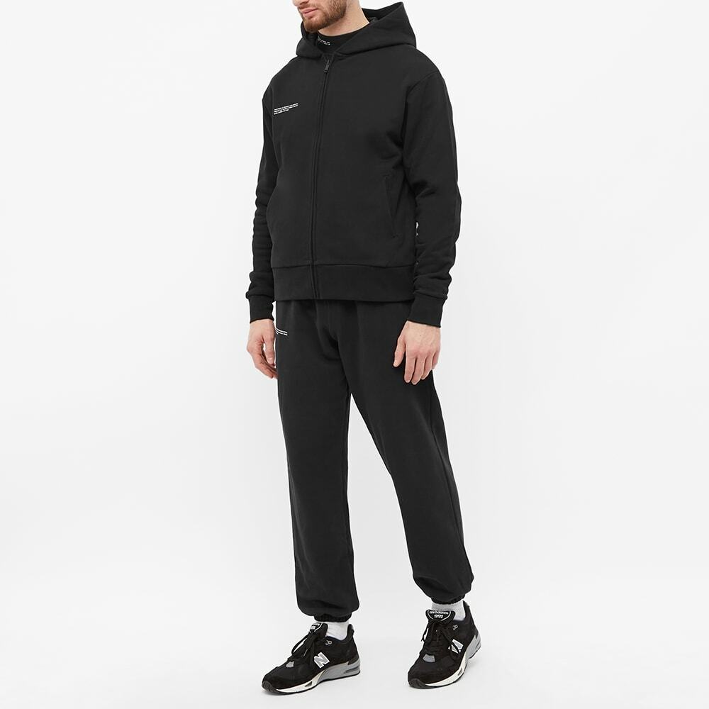 Pangaia 365 Zipped Hoodie in Black
