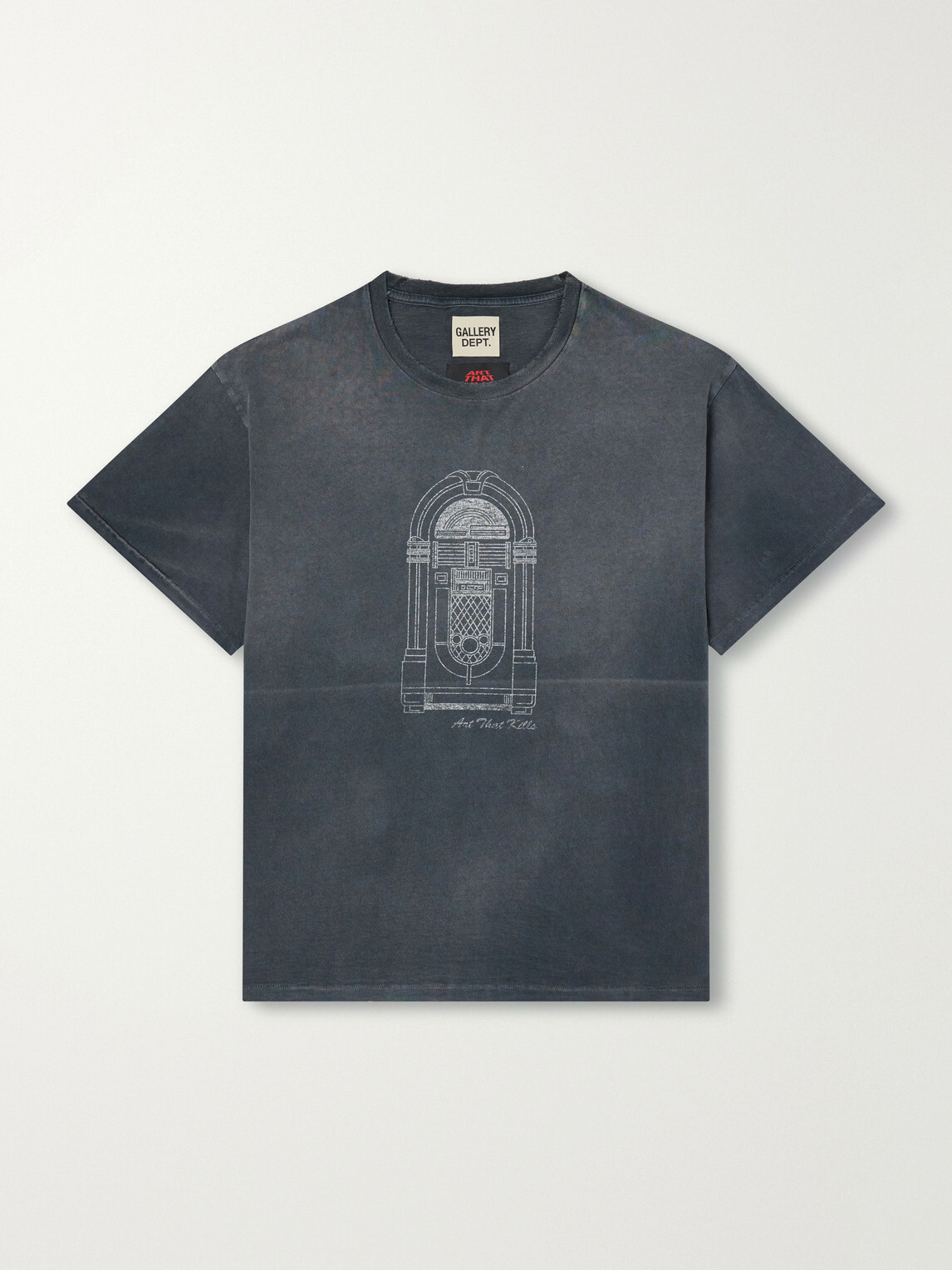 Gallery Dept. - Jukebox Printed Cotton-Jersey T-Shirt - Black