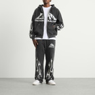 God Made Men's GM Logo Zip Hoodie in Washed Grey