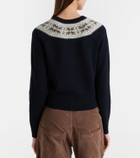 Nili Lotan Josefa Fair Isle cashmere cardigan