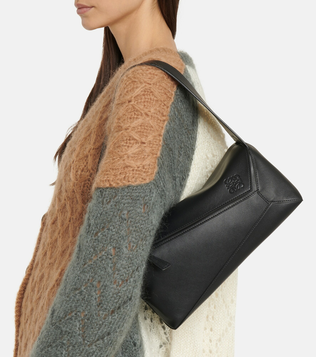 Loewe - Puzzle slouchy leather shoulder bag Loewe