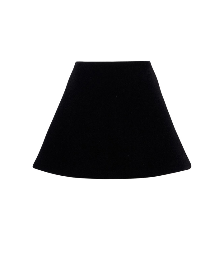 Photo: David Koma Velvet miniskirt