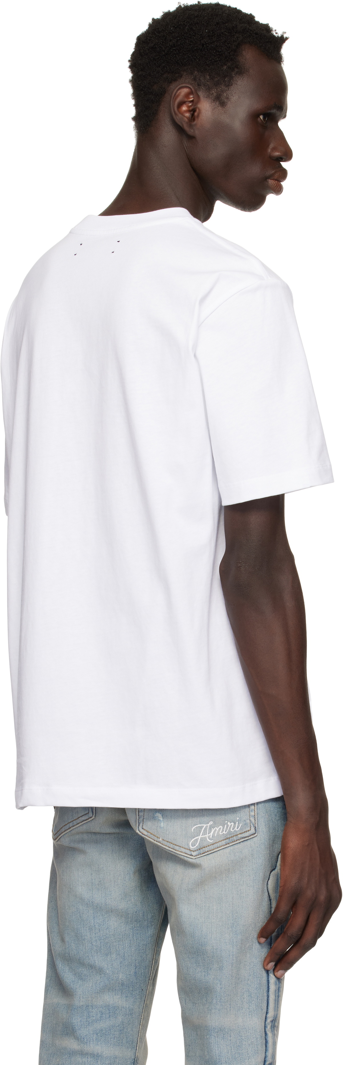 AMIRI White 'Amiri' Script T-shirt Amiri