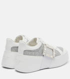 Roger Vivier Viv' Skate embellished sneakers