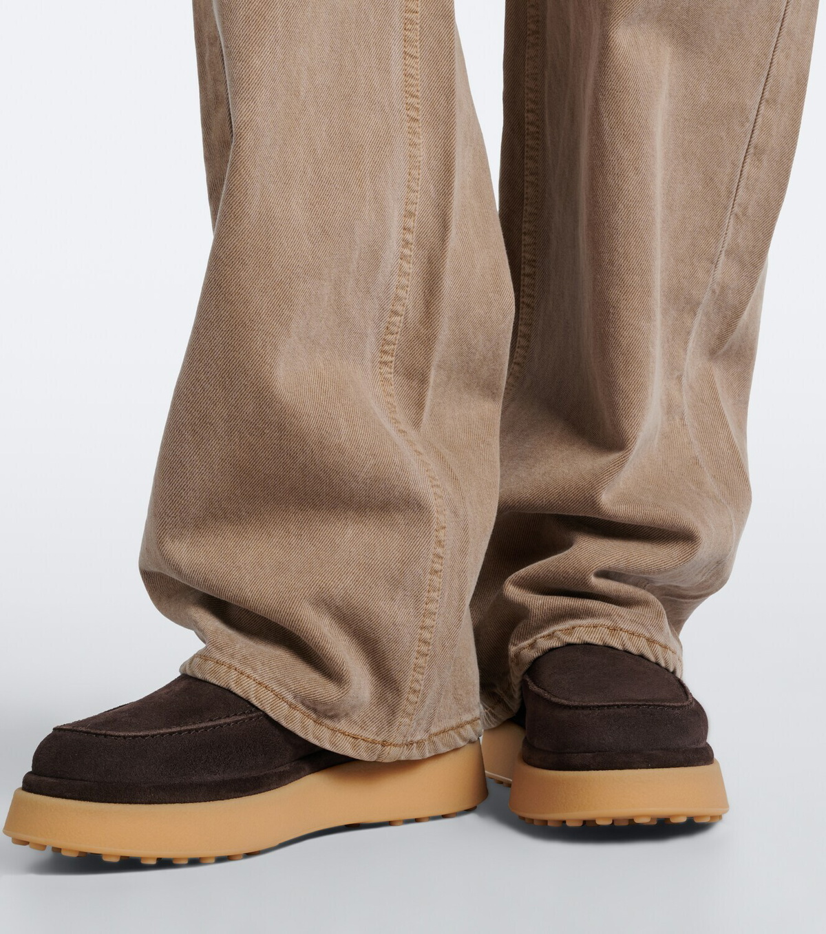 Tod's Gommino® shearling-lined suede ankle boots