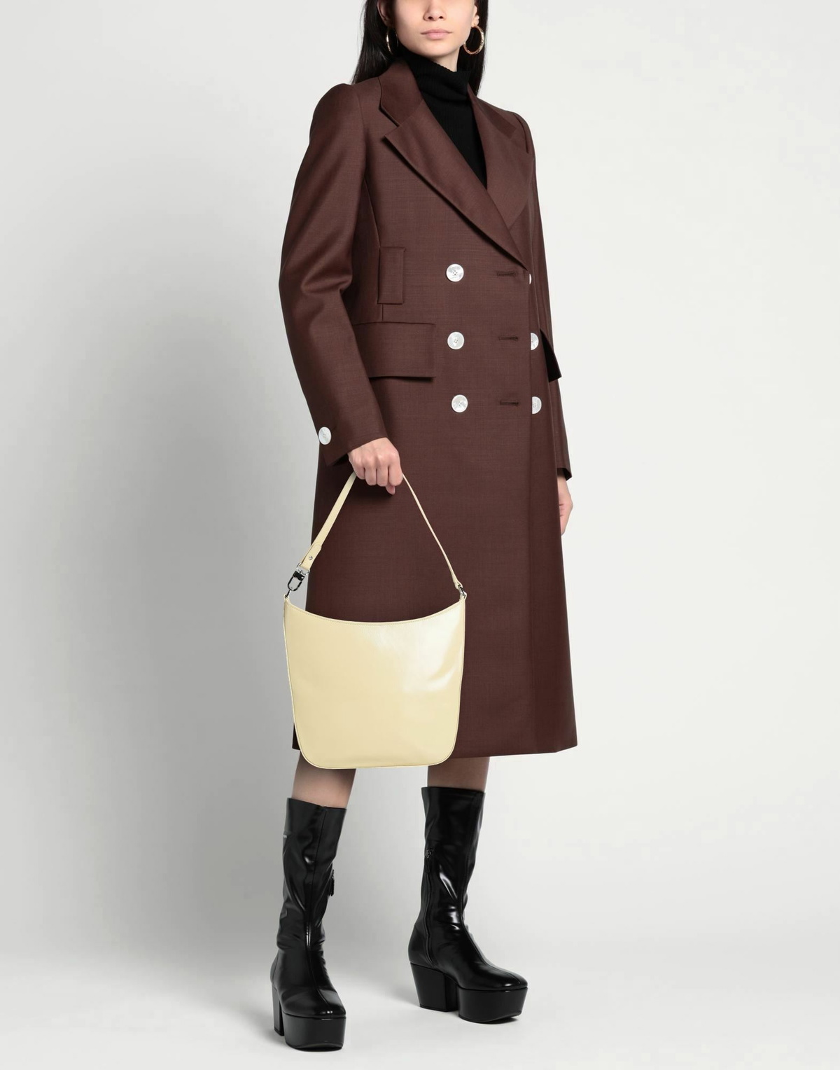 By Far Womens Shoulder bag Pastel in Yellow