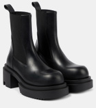 Rick Owens Beatle Bogun leather ankle boots
