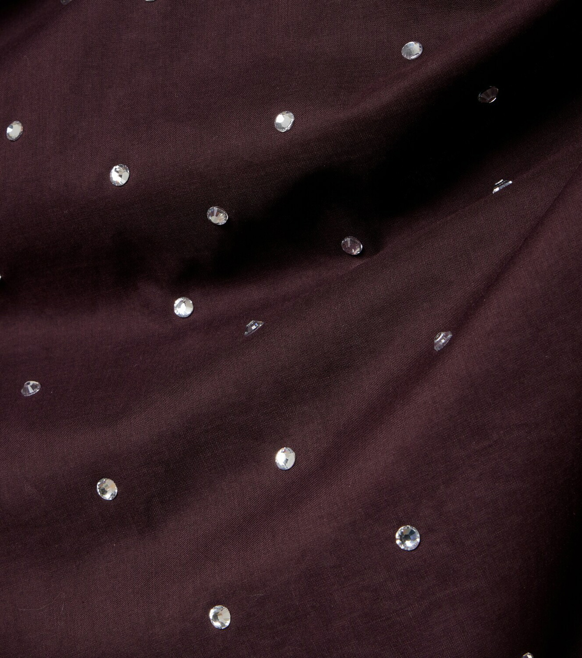 Oséree Embellished cotton and silk scarf