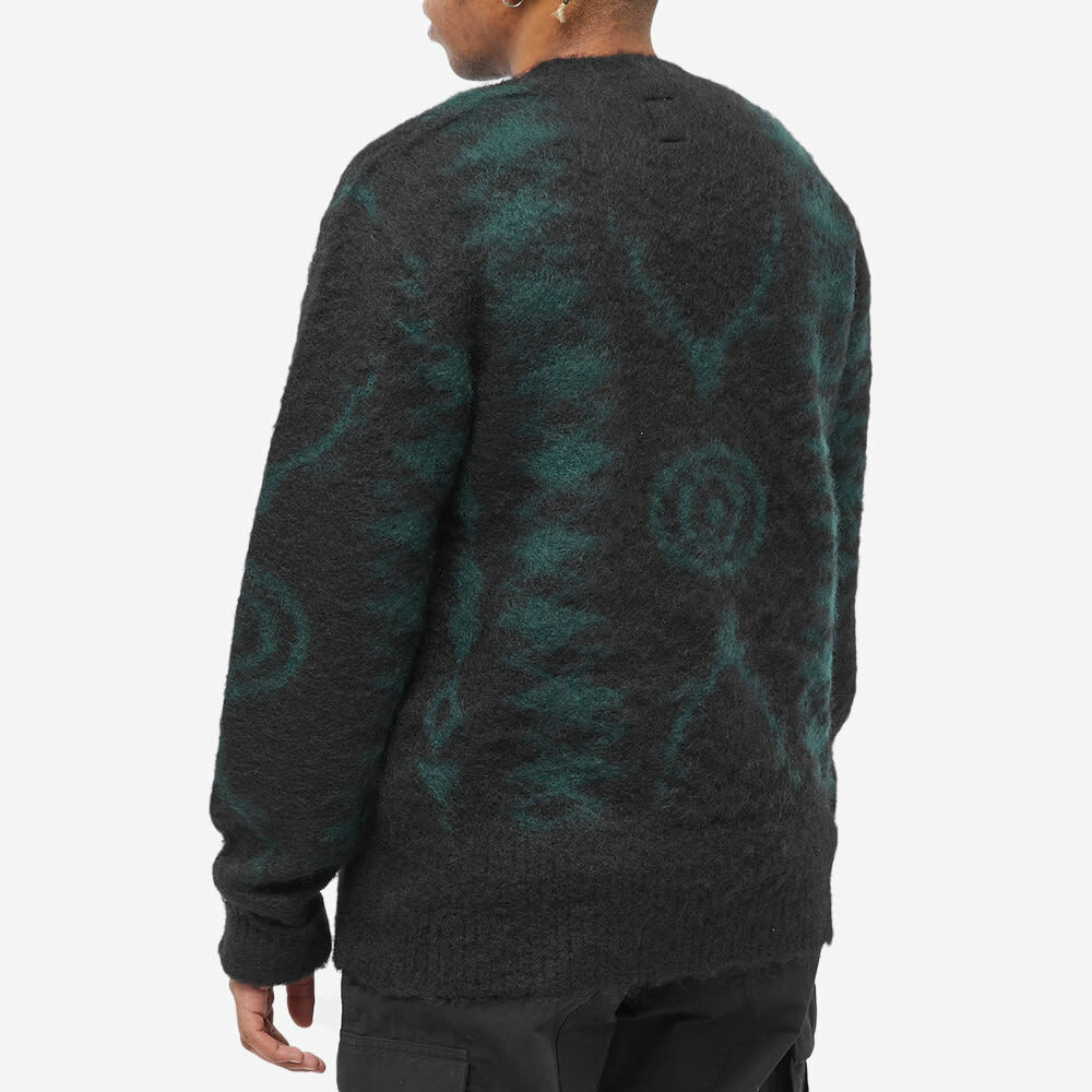 South2 West8 Men's Mohair Logo Knit in Black South2 West8