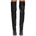Isabel Marant Black Leather Lage Tall Boots