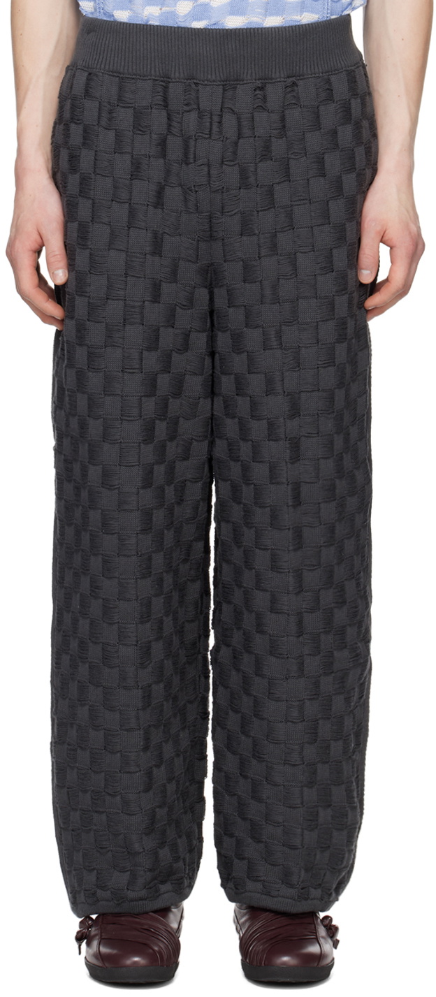 Isa Boulder SSENSE Exclusive Gray Chess Trousers Isa Boulder