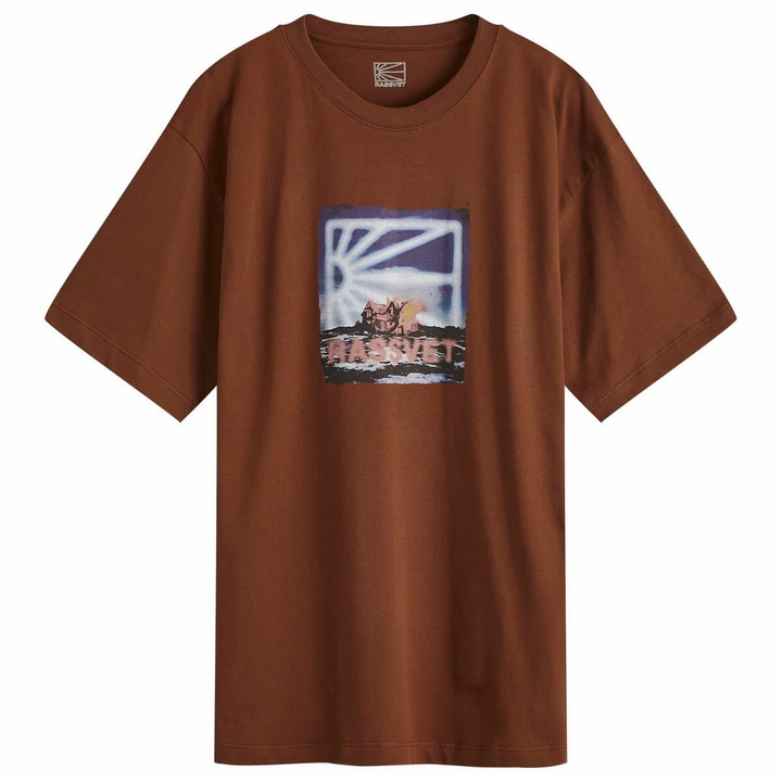 Photo: RASSVET Men's On Fire T-Shirt in Brown