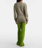 Stouls Gege suede flared pants