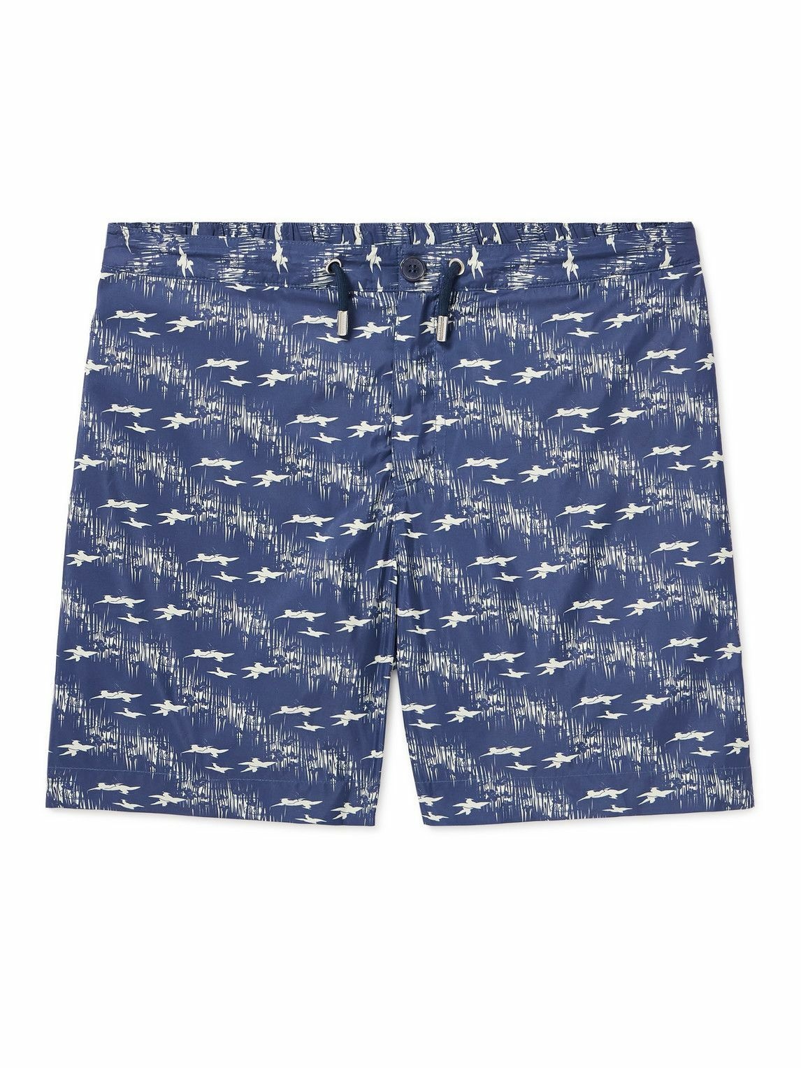 Orlebar Brown - Bulldog Mid-Length Printed Swim Shorts - Blue Orlebar Brown
