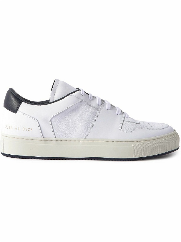 Photo: Common Projects - Decades Leather Sneakers - White