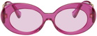Versace Pink Medusa Sunglasses