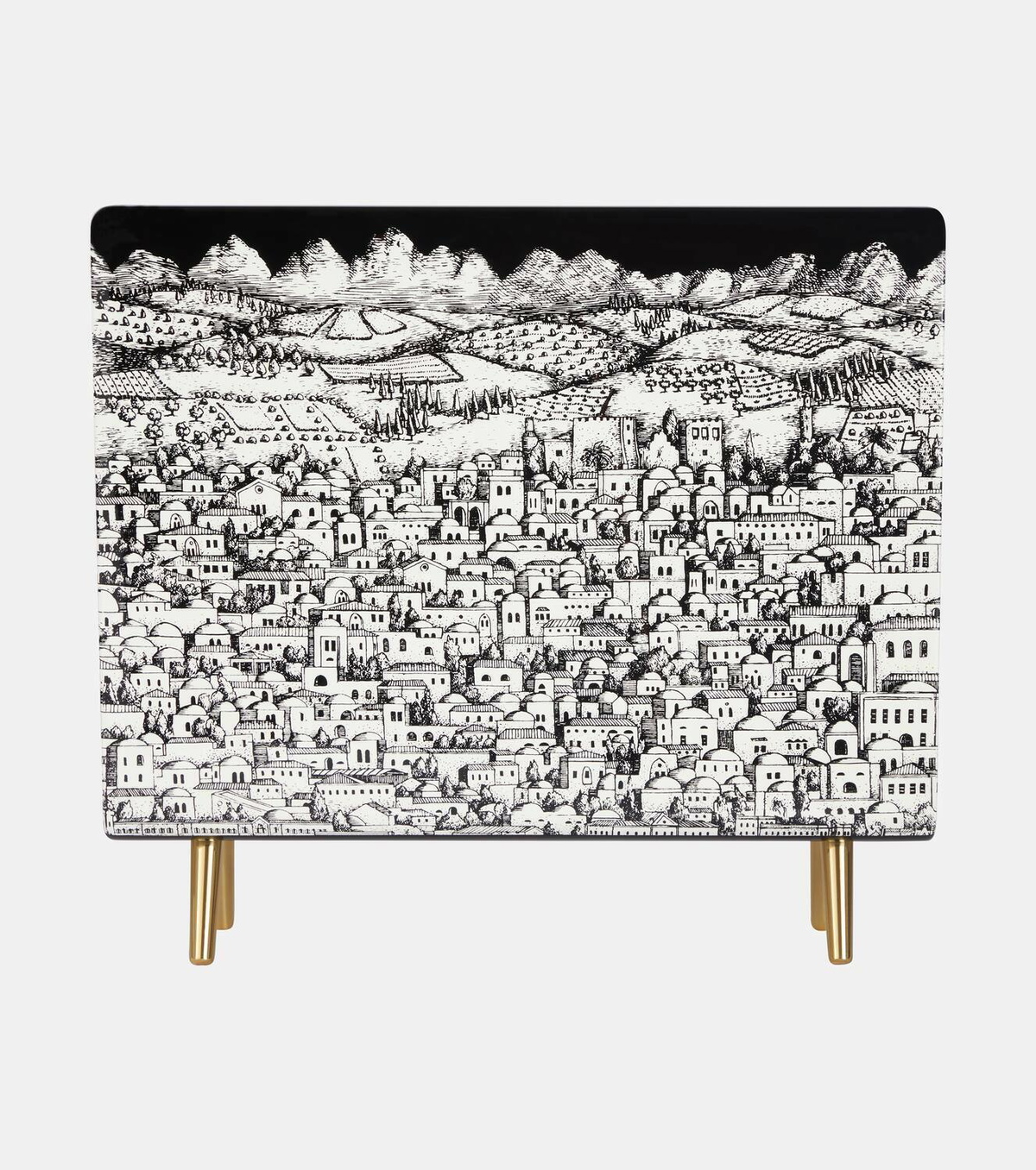 Fornasetti Gerusalemme magazine holder
