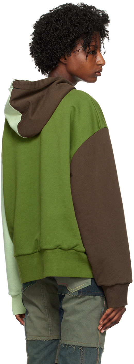 (di)vision Green Colorblocked Hoodie
