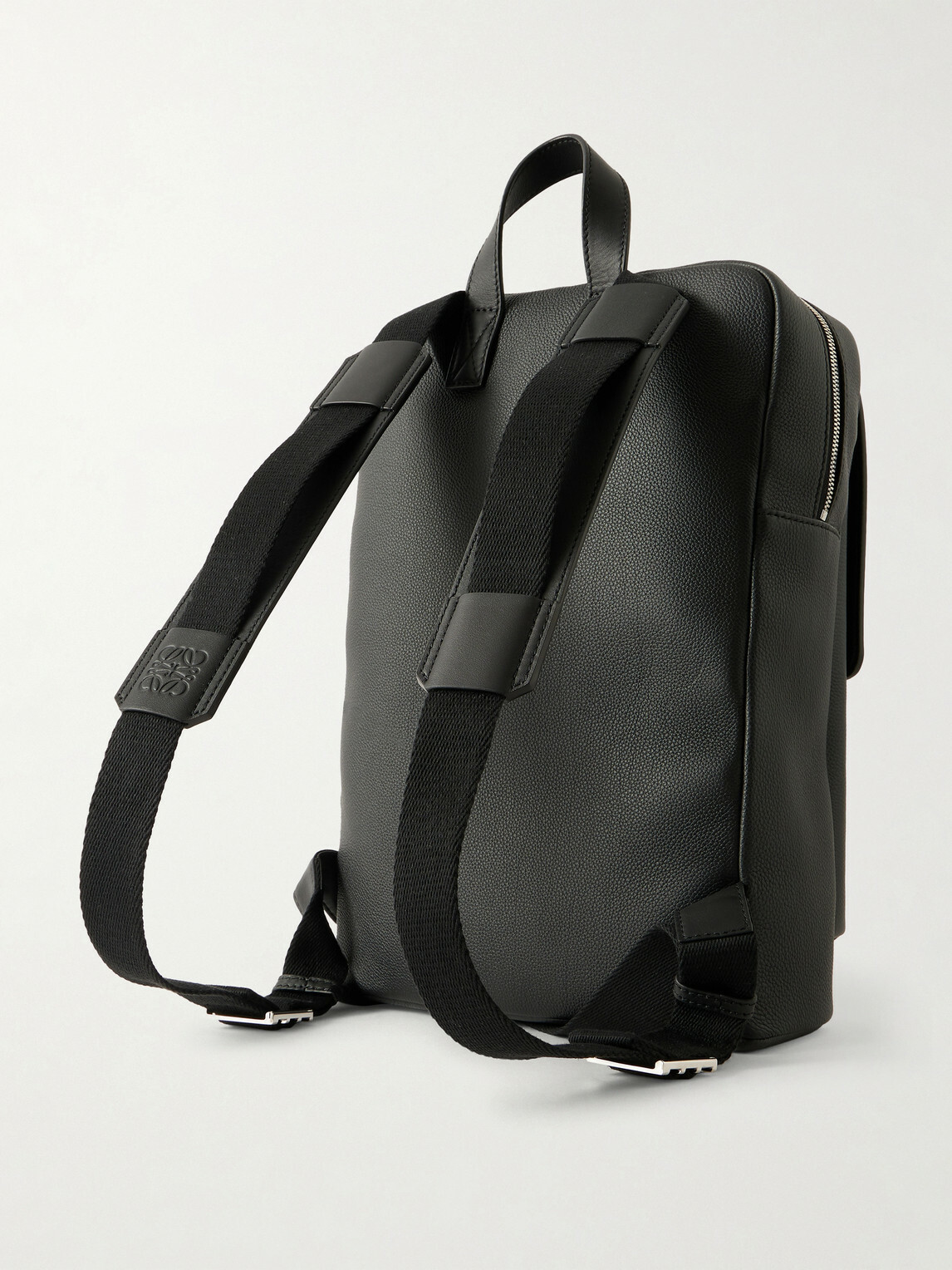 LOEWE - Military Full-Grain Leather Backpack
