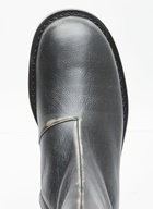 Courrèges Used Leather Zip Ankle Boots