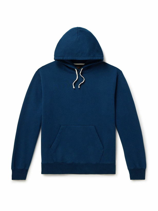 Photo: Beams Plus - Cotton-Jersey Hoodie - Blue