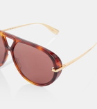 Bottega Veneta Drop aviator sunglasses