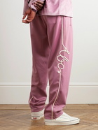 Abc. 123. - Straight-Leg Logo-Appliquéd Jersey Sweatpants - Pink