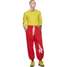 Reebok by Pyer Moss Red Crinkle Lounge Pants