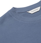Club Monaco - Waffle-Knit Cotton T-Shirt - Blue