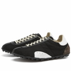 Maison Margiela Women's Sprinter Low Top Sneaker in Black/White/Anthracite