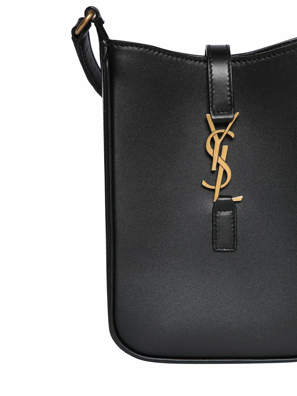 SAINT LAURENT - Mini Le 5 À 7 Leather Shoulder Bag