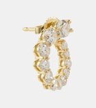 Melissa Kaye Aria Earwrap 18kt gold earrings with diamonds