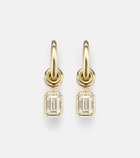 Spinelli Kilcollin Zahra 18kt gold hoop earrings with diamonds