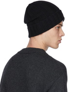 PRESIDENT's Black Wool Beanie